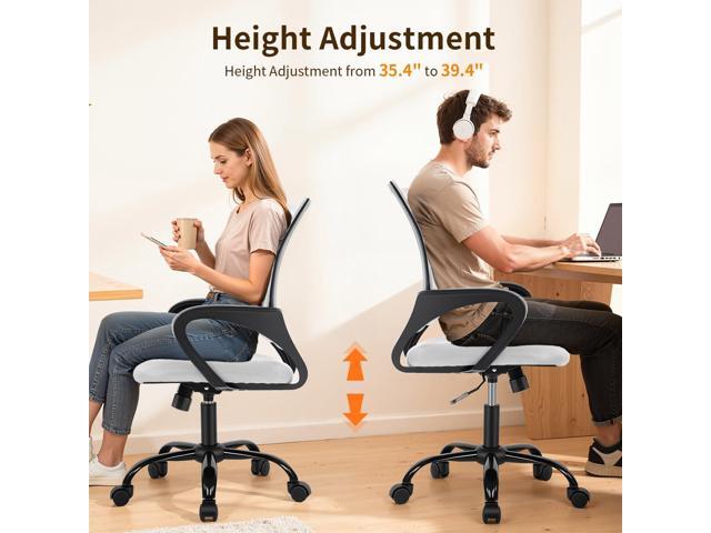 BestOffice Office Chair Ergonomic Desk Chair Mesh Computer Chair Lumbar Support Modern Executive Adjustable Stool Rolling Swivel Chair for Back...