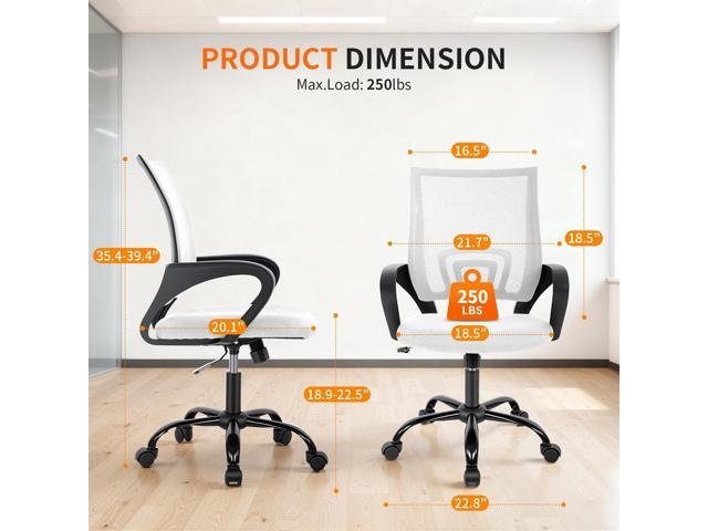 BestOffice Office Chair Ergonomic Desk Chair Mesh Computer Chair Lumbar Support Modern Executive Adjustable Stool Rolling Swivel Chair for Back...