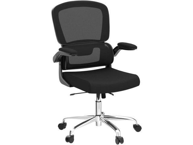 Ergonomic Office Chair with Adaptive 2D Lumbar Support & Flip-Up Arms, Breathable Mesh Desk Chair for Back Pain Relief, Home Office Computer Chair...