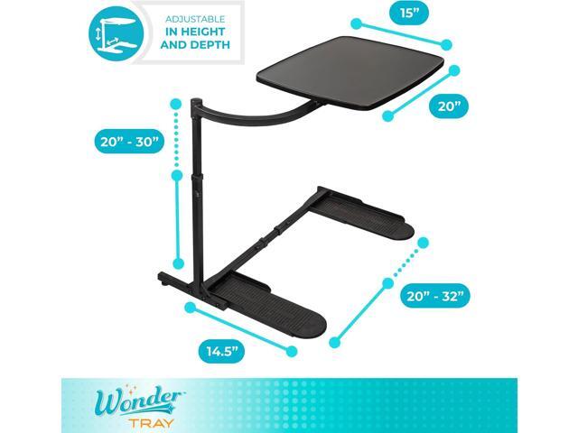 Stander Wonder Tray, Adjustable Swivel Table, Large Laptop Stand, Couch Desk, Side Tables & Gaming Bench, TV-Trays for Eating on Couches, Chairs,...
