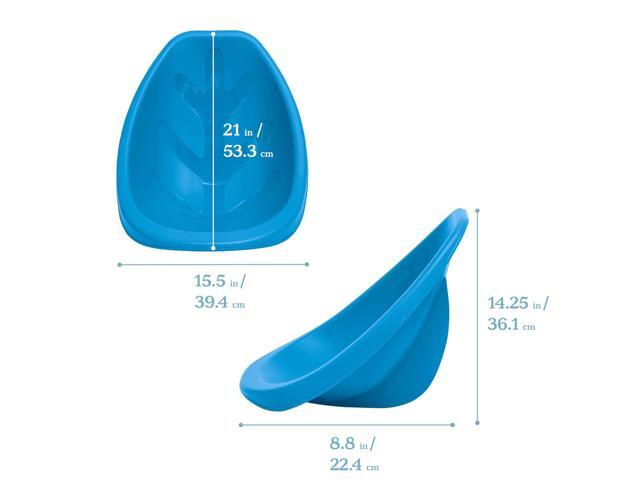 ECR4Kids Leaf Floor Seat, Rocker Chair, Peacock Blue, 6-Piece