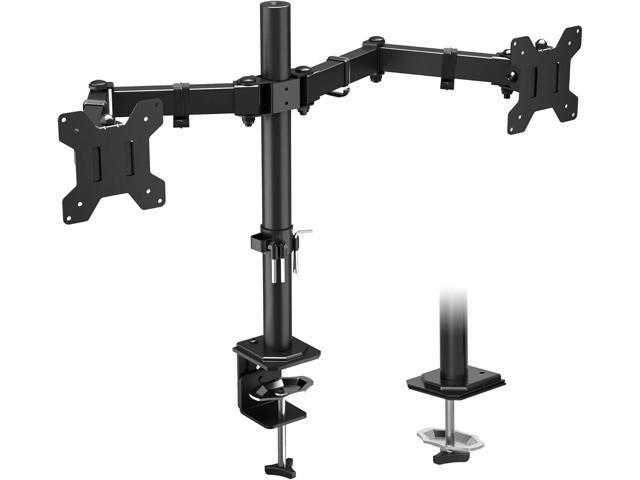 BONTEC Dual Monitor Desk Mount, Full Motion Adjustable Monitor Stand for 1327 Inch Screens, Heavy Duty Arms Hold Up to 22 lbs Each, VESA...