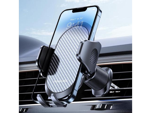 Miracase Phone Holders for Your Car with Metal Hook Clip, Air Vent Cell Phone Stand Car Mount, Universal Automobile Cradle for Garmin GPS Fit...