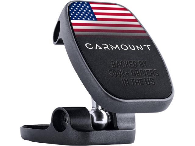 CARMOUNT F2 Adjustable Car Mount 2.0 Magnetic Phone Mount, Dashboard Phone Holder for Car, 6X N52 Magnets, 360° Rotation & Tilt, Universal Dash...