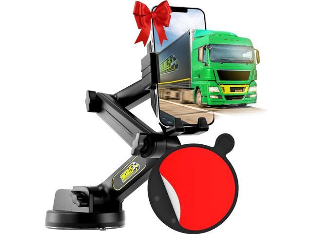 Phone Mount for Truck Phone Holder for Truck - Heavy Duty Suction Cup, Mobile Device Holder for Dashboard Window 16.9 inch Long Arm, iPhone Samsung...