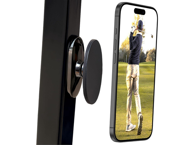 Golf Cart Magnetic Phone Mount & Holder, Compatible with MagSafe. Attaches magnetically to Golf cart or Any Metal Surface. Strong Magnets for...