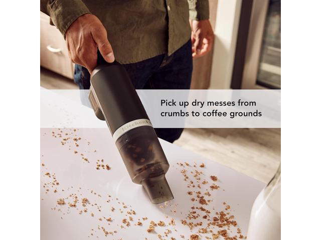 KitchenAid Go Cordless Kitchen Vacuum - Battery Included, KKVR121, Black Matte