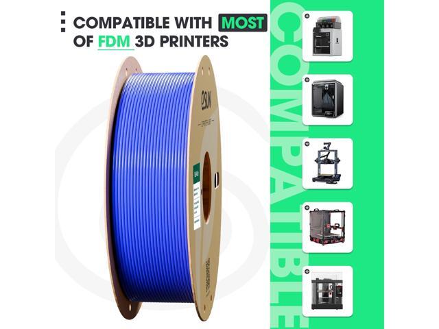 eSUN Black PLA Filament 1.75mm, 3D Printing PLA Lite Filament 1.75mm Dimensional Accuracy +/- 0.03mm, 2KG 3D Printer Filament, 1kg per Spool, Black...