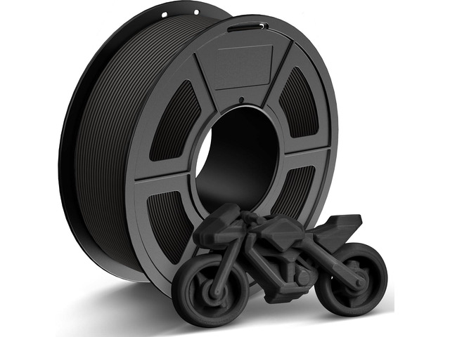 TECBEARS Rapid PETG Filament 1.75mmHigh Speed 50-600mm/s 3D Printer Filament, High Toughness PETG, Black 1KG