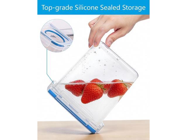 Filament Storage Box 4 Pack for 3D Printer Filament Storage Container Portable with Desiccants and Label Water-Proof Dust-Proof for 1.75mm Filament...