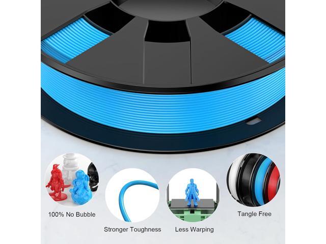 ENTINA 4 Colors PLA 3D Printer Filament for Tina 2, Dimensional Accuracy +/- 0.02mm, 1.75MM 200G 3D Printer Filament Bundle for 3D Printers