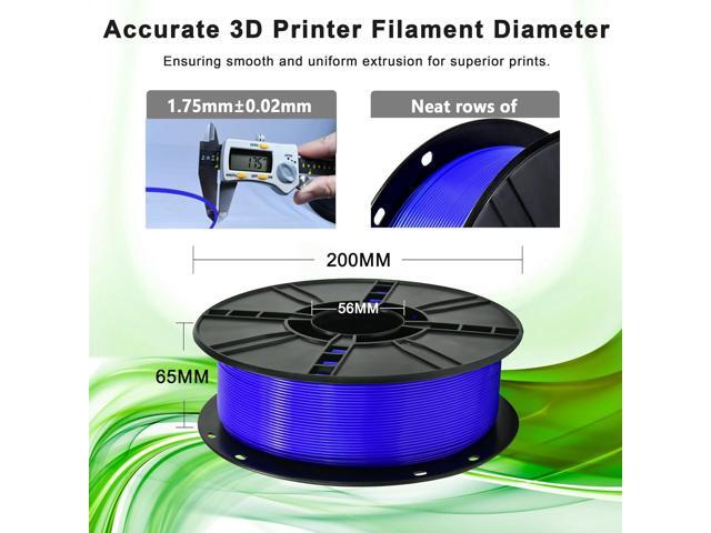 iBOSS PLA Plus (PLA+) 3D Printer Filament 1.75mm,1kg Spool (2.2lbs) Toughness Enhanced 3D Printing Filament,Dimensional Accuracy +/- 0.02mm,1.75mm...