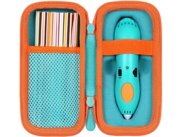 Aenllosi Storage Case Compatible with 3Doodler Start+ Essentials (2024) 3D Pen,Holders for 3D Printing Filament Refill Pack and USB Cable(Only...