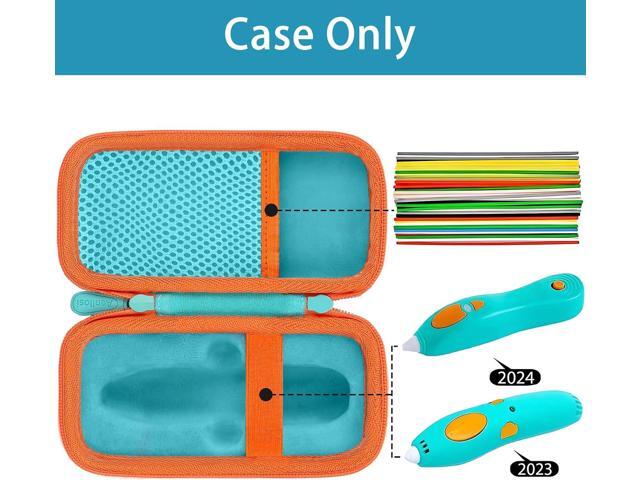 Aenllosi Storage Case Compatible with 3Doodler Start+ Essentials (2024) 3D Pen,Holders for 3D Printing Filament Refill Pack and USB Cable(Only...