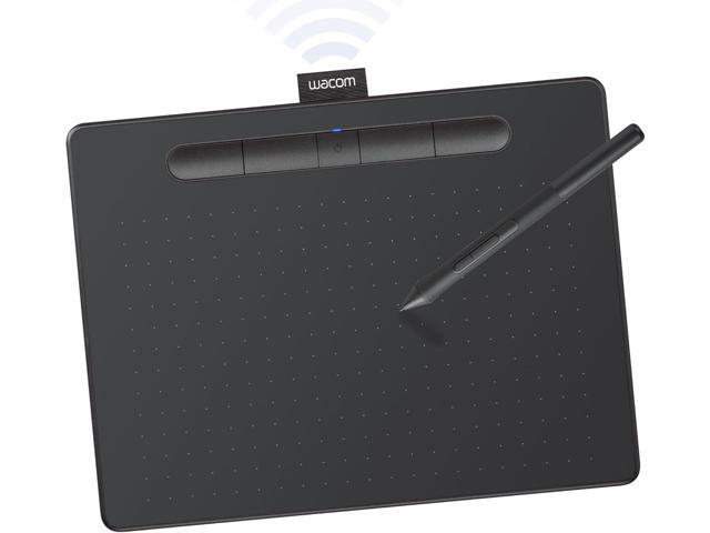 Wacom Intuos Medium Bluetooth Graphics Drawing Tablet, Portable for Teachers, Students and Creators, 4 Customizable ExpressKeys, Compatible with...