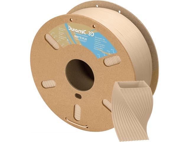 DURAMIC 3D Matte PLA Filament 1.75mm Skin, 1kg Cardboard Spool Matte Finish 3D Printer Filament PLA 1.75mm Dimensional Accuracy 99% +/- 0.03 mm,...