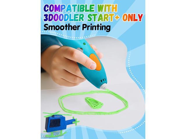Biubee 32 Colors 3D Pen Filament Refills Compatible with 3Doodler Start+ Only - Safe & Low Temperature PCL, 2.5mm 3D Printer Doodler Pen Refill...