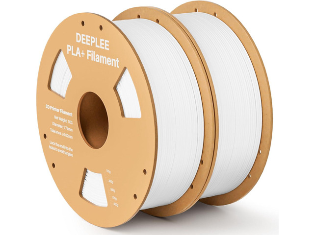 DEEPLEE PLA+ 1.75mm 3D Printer Filament, PLA Plus with Dimensional Accuracy +/- 0.02mm, Higher Strength and Toughness, Neatly Wound, No Clogging,...