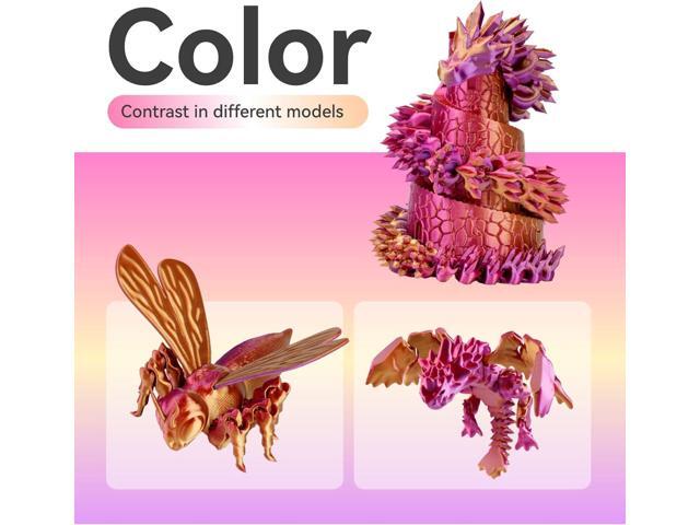 Chitu Systems Conjure Tricolor Silk PLA 3D Printer Filament, 2KG Spool (4.4lbs), 1.75mm Filament, Dimensional Accuracy +/-0.02mm, Silk 3D Printing...