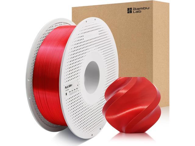 Bamboo 1.75MM PLA Silk+ Filament Shiny Like Chrome, Smooth Like Silk High Speed &Easy Printing Eco Friendly with RFID for Bambu Lab A1,A1MINI,X1,P1...