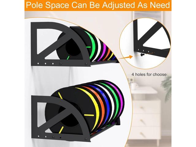 Demao 3D Printer Filament Rack, 2 Pack Wall-Mounted Filament Holder for 3D Printer Spool Storage up to 12 Rolls, Metal 3D Filament Storage Rack for...