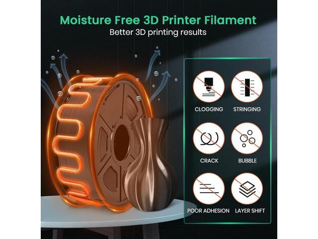 SUNLU Official Filament Dryer S2, Built-in Circulation Fan, 70 Max Temperature, 3D Printer Filament Dehydrator and Storage Box fo Nylon TPU PLA...