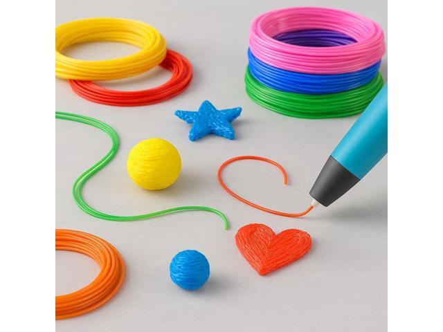 36 Colors PLA Filament 3D Pen Refills, 5M Each Color (591 Feet Total), PLA Filament for 3D Pen 1.75mm, 3D Pen Filament Box Compatible with SCRIB3D,...