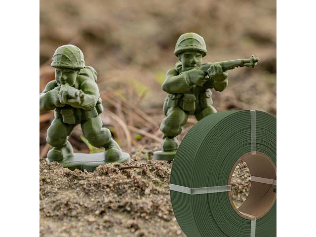 Polymaker Panchroma Refill Spool Matte Army Dark Green PLA 3D Printing Filament Refill, Compatible with All Reusable Spools and All Major FDM 3D...