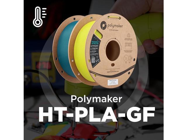 Polymaker HT-PLA-GF Filament 1.75mm Grey, High Temp PLA for 3D Printing, Heat Resistant to 150°C, Easy to Print, Easy to Anneal, Works with Most...