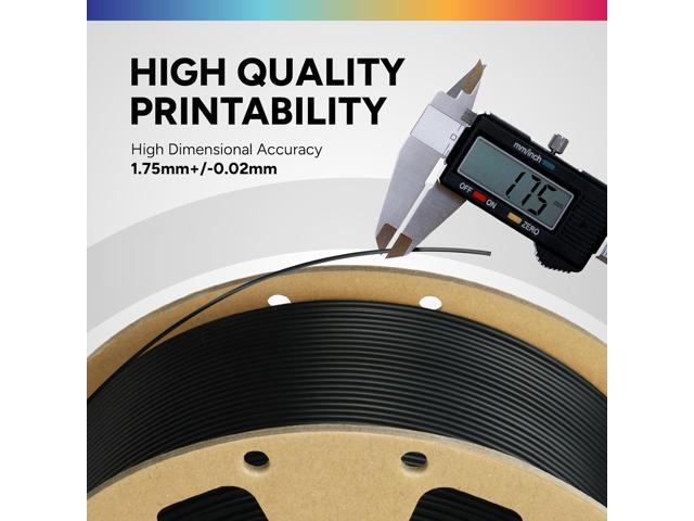 OVERTURE 10KG Bundle PLA Filament 1.75mm, Neatly Wound 3D Printer Filament 10 Pack 1kg Spool (2.2lbs), Dimensional Accuracy +/- 0.02 mm, Fit Most...