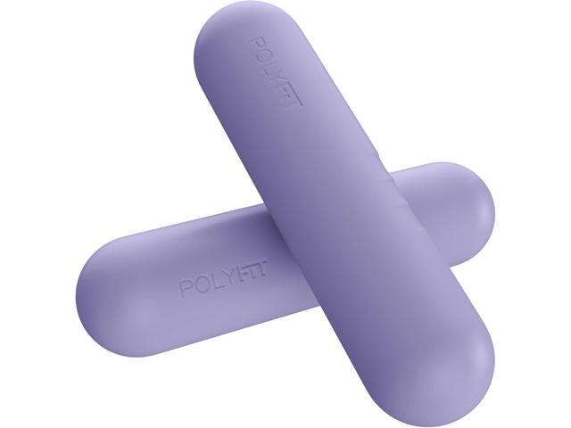 Polyfit Dumbbell Weight Bars for Women - 3.3 LB Each 6.5 LB Pair - Dumbbell Set for Walking, Yoga, Dance, Barre, Pilates, Cardio, Aerobics