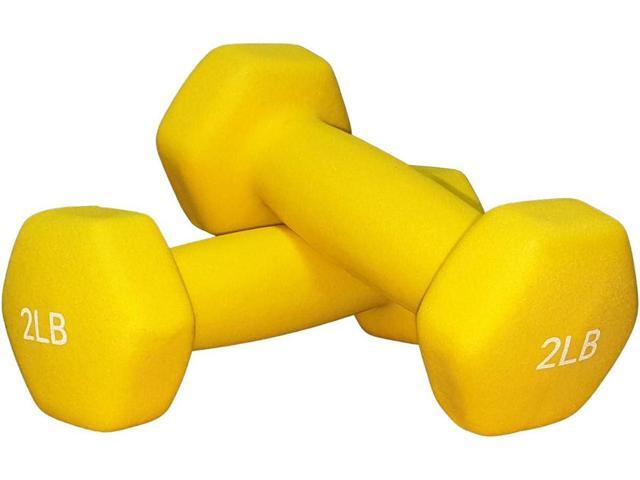 FUXION Neoprene Dumbbell Hand Weights, Sets of 2 Hexagon Non-Slip Weights for Home Gym Yoga Pilates Workout FUXION Neoprene Dumbbell Hand Weights, Sets of 2 Hexagon Non-Slip Weights for Home Gym Yoga Pilates Workout