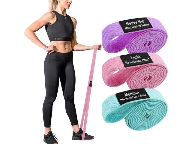 Long Resistance Bands for Working Out Women, Fabric Resistance Band, Stretch Bands for Exercise Bands Resistance Bands Set for Physical Therapy,.