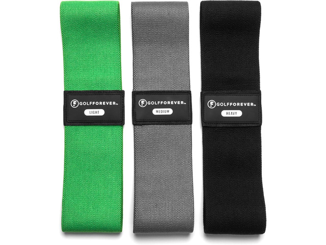 GolfForever Mini Bands Proven by Golfer Scottie Scheffler Golf Training Premium Fitness Bands Premium Golf Training Aid to Improve Strength...