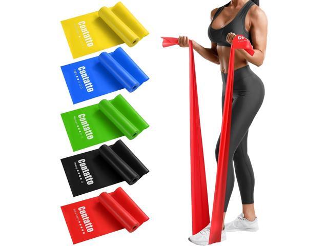 Exercise Bands Resistance Bands for Working Out, Workout Bands with Different Strengths, Elastic Band for Exercise, Physical Therapy Equipment, for.