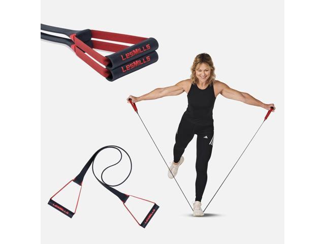 Les Mills Resistance Band for Any Workout with Pull Up Bands, Booty Bands and Pilates Flex Bands