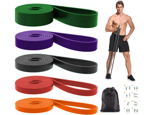 Resistance Bands, Pull Up Bands, Exercise Workout Bands for Working Out, Pull Up Assistance Bands Set for Men & Women, Body Stretching, Physical...