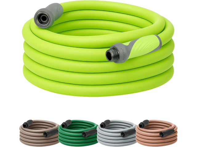 Flexzilla Garden Hose with SwivelGrip, 5/8 in. x 50 ft., Lightweight All-Weather Water Hose, Durable and Flexible, Leak-Free Connections