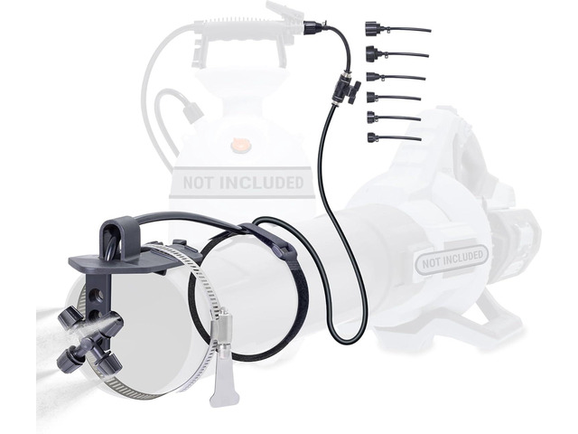 Pesticide Sprayer - Insecticide and Mosquito Mister System - Pest Control System for Fleas, Ticks, and Mosquitos - Mist-PRO Universal Adapter Kit