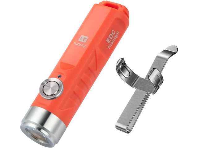 RovyVon A1 USB C Rechargeable Keychain Flashlight 650 Lumens Super Bright Outdoor Mini Keychain EDC Flashlights for Everyday Carry, Camping,...