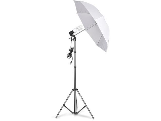 EMART Photography Umbrella Lighting Kit, 200W 5500K Photo Portrait Continuous Reflector Lights for Camera Video Studio Shooting Daylight (1 Pack)