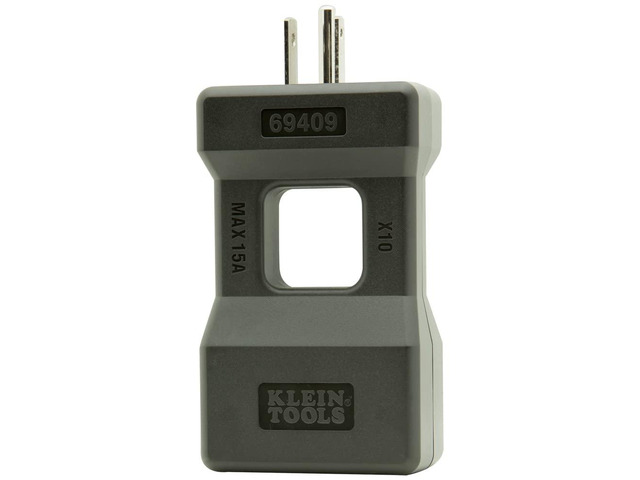 Klein Tools 69409 Line Splitter for Clamp Meter, Measures up to 15A Current Draw, 10x Measurement, Designed for North American Outlets