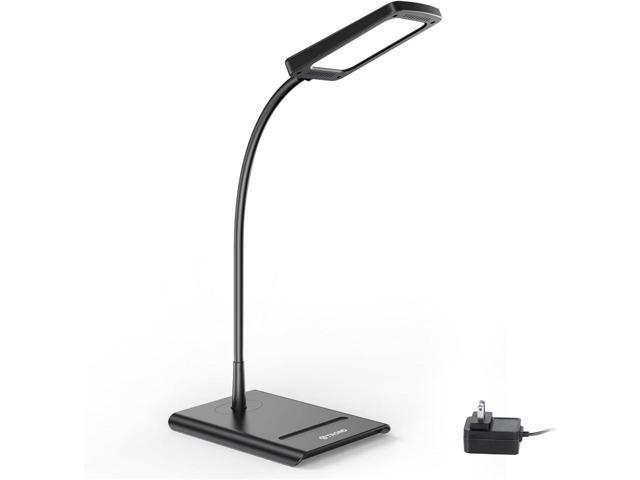 TROND Desk Lamp, Bright Dimmable Eye-Caring Table Lamp, 3 Color Modes 7 Brightness Levels, Flexible Gooseneck, Touch Control, Memory Function, Desk...