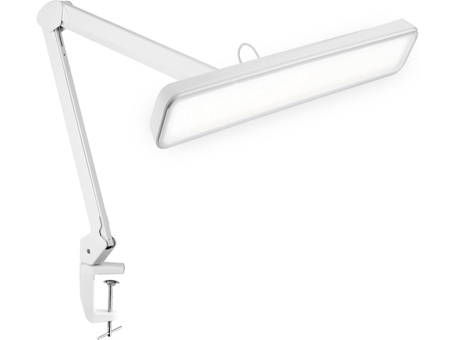 Neatfi XL 2,500 Lumens 30W LED Task Lamp for Manicure Table, Crafts, Workbench, Office 22 Wide Shade Desk Light Eye-Caring 6500K 4-Level...
