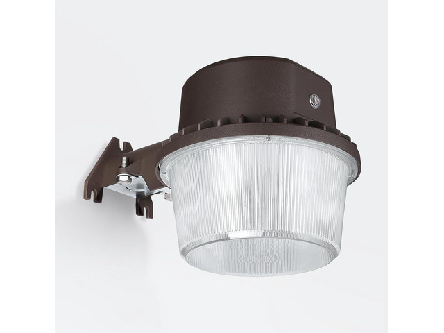 TORCHSTAR LED Barn Light Dusk to Dawn Area Lights Aluminum 5000K Bronze Outdoor Security Flood Lighting with Photocell, ETL & FCC Listed, IP65...