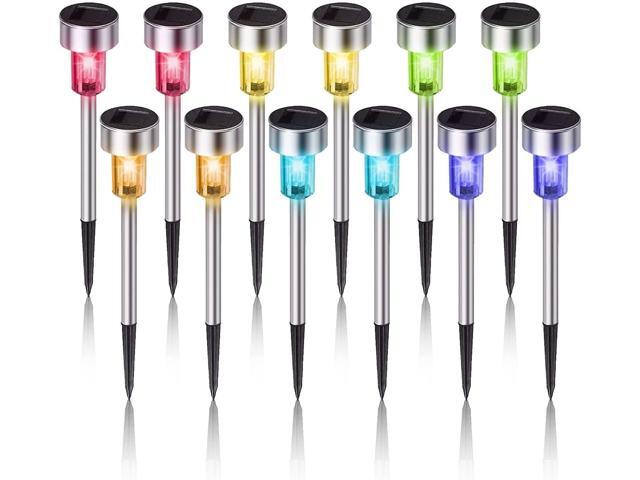 Dream Master Solar Lights Outdoor Waterproof, Stainless Steel LED Landscape Lighting, Solar Garden Lights, Outdoor Decorations for Yard, Pathway,...