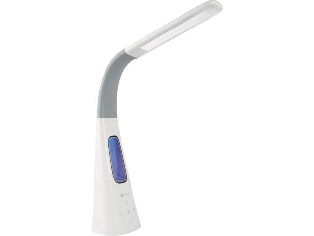 OttLite Cool Breeze LED Lamp with Bladeless Fan - 3 Speed Options & 5 Brightness Settings with Energy Efficient Natural Daylight LEDs - Desktop,.