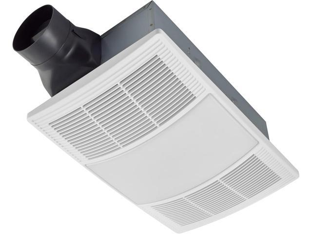 Broan-NuTone BHFLED110 PowerHeat Bathroom Exhaust Fan, Heater, and LED Light Combination, 110 CFM