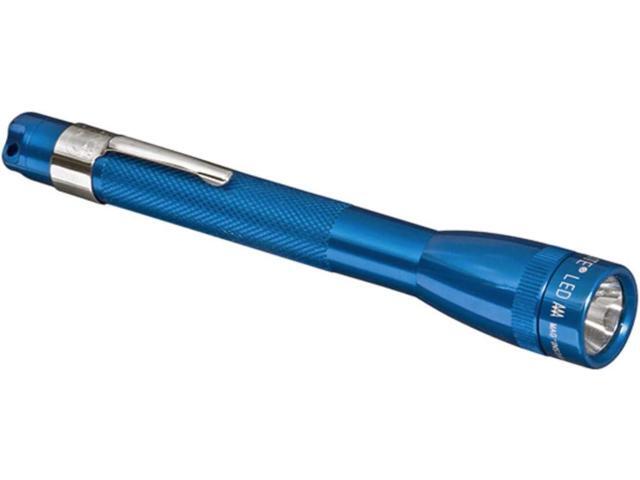 MagLite Mini LED Flashlight Compact, Water-Resistant, Twist On/Off, 2-Cell AAA Battery-Powered Blue