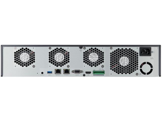 Hanwha Vision XRN-1620B2 X-Series 4K 16-Channel H.265 NVR with AI Search, 140 Mbps,Up to 80TB HDD Not Included 4 Terabyte HDD